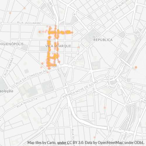 01221-000 Heatmap de Densidade da Empresa