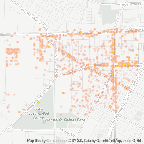 78405 Business Density Heatmap