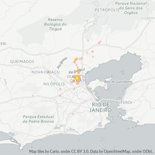 25020-000 Heatmap de Densidade da Empresa
