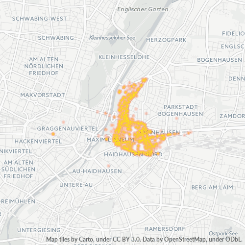 Heatmap für plz 81675