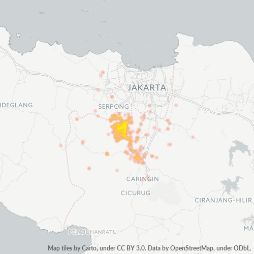16330 Peta Panas Densitas Bisnis