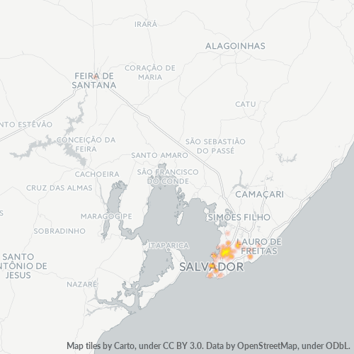 41230-000 Heatmap de Densidade da Empresa