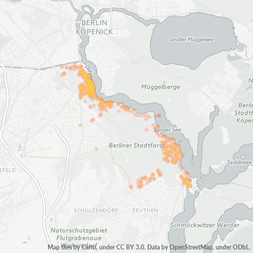 Heatmap für plz 12527