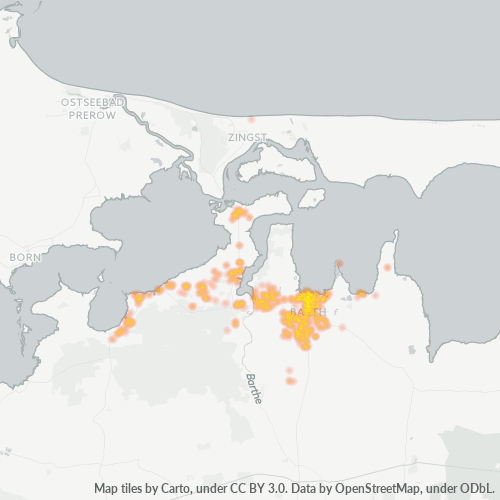 Heatmap für plz 18356