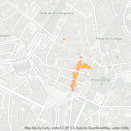 01004-000 Heatmap de Densidade da Empresa