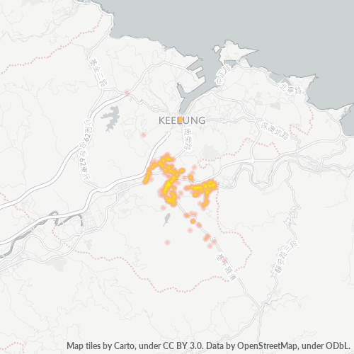 205 商業密度熱圖