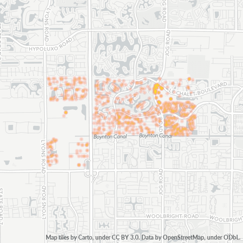 33472 Business Density Heatmap
