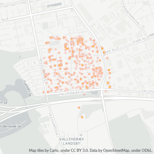 2625 Heatmap over forretningstæthed