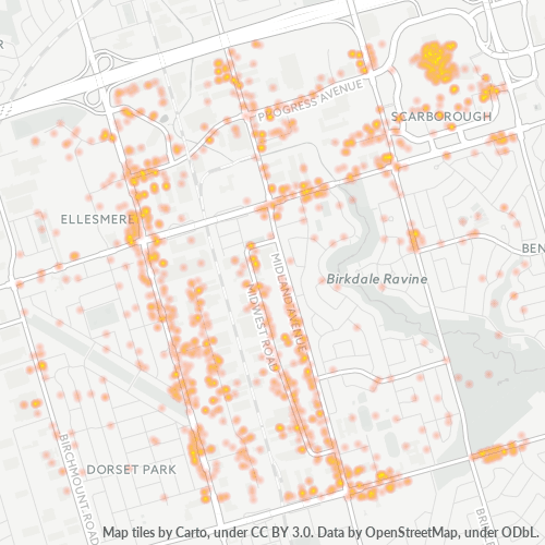 M1P Business Density Heatmap