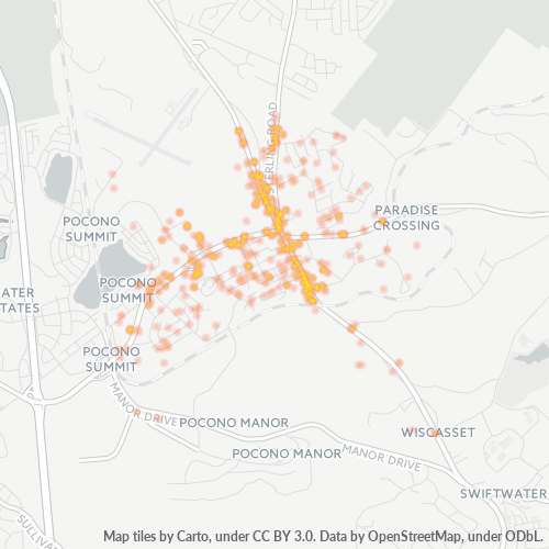 18344 Business Density Heatmap