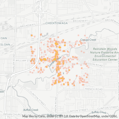 14227 Business Density Heatmap