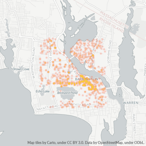 02806 Business Density Heatmap
