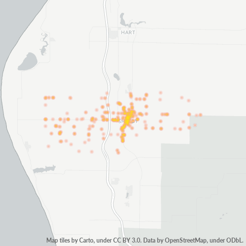 49455 Business Density Heatmap