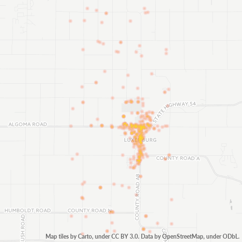 54217 Business Density Heatmap