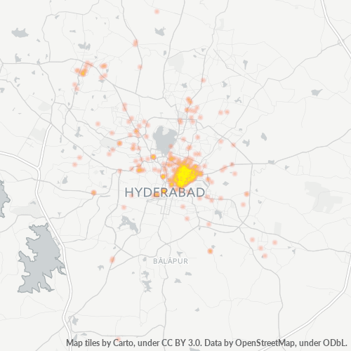 500027 Business Density Heatmap