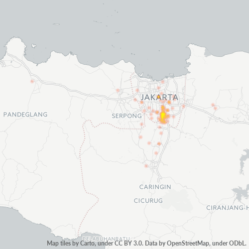 13750 Peta Panas Densitas Bisnis