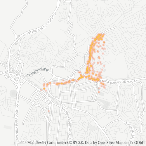 09320-000 Heatmap de Densidade da Empresa