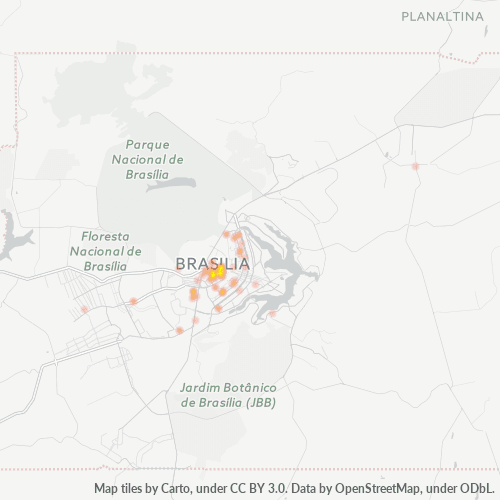 70680-000 Heatmap de Densidade da Empresa