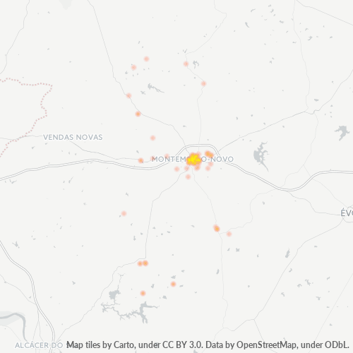 7050 Heatmap de Densidade da Empresa