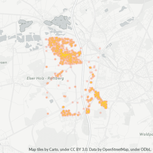 33106 Standortdichte-Heatmap