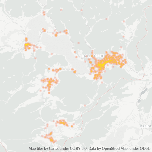 Heatmap für plz 57334