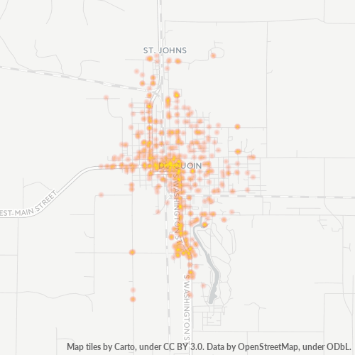 62832 Business Density Heatmap