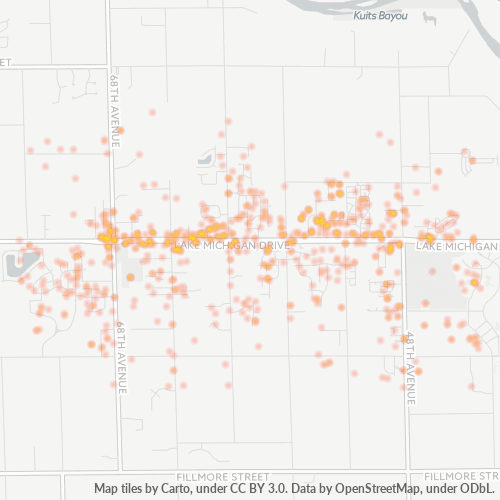 49401 Business Density Heatmap