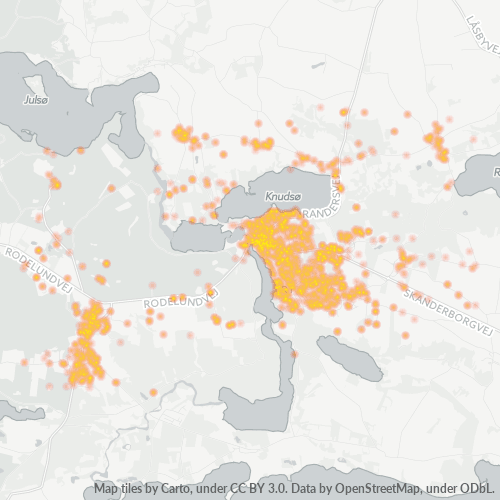 8680 Heatmap over forretningstæthed