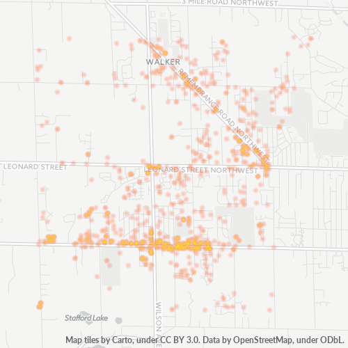 49534 Business Density Heatmap