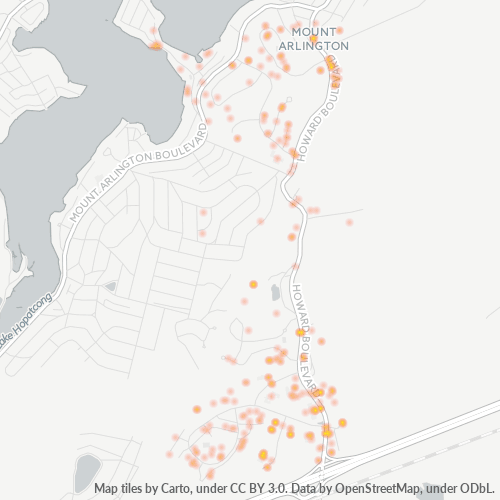 07856 Business Density Heatmap