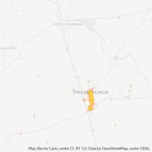 13631-000 Mapa de calor de densidad empresarial