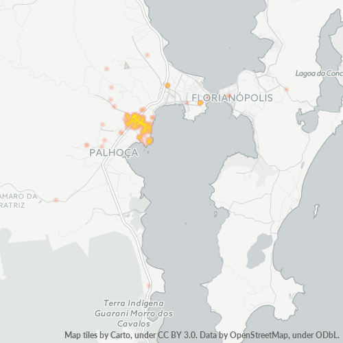 88104-000 Heatmap de Densidade da Empresa