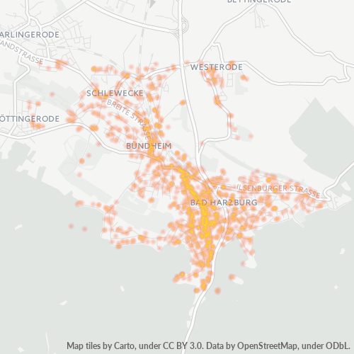 Heatmap für plz 38667