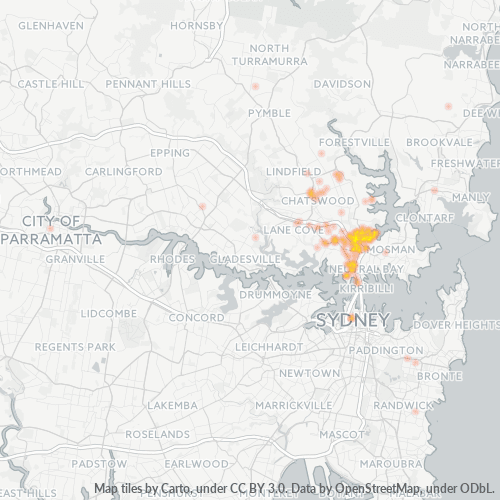 2062 Business Density Heatmap