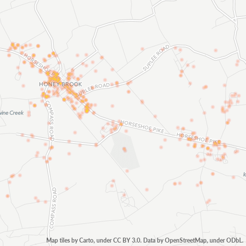 19344 Business Density Heatmap