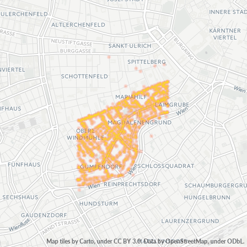 1060 Standortdichte-Heatmap