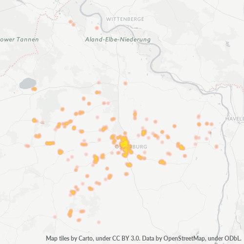 39606 Standortdichte-Heatmap