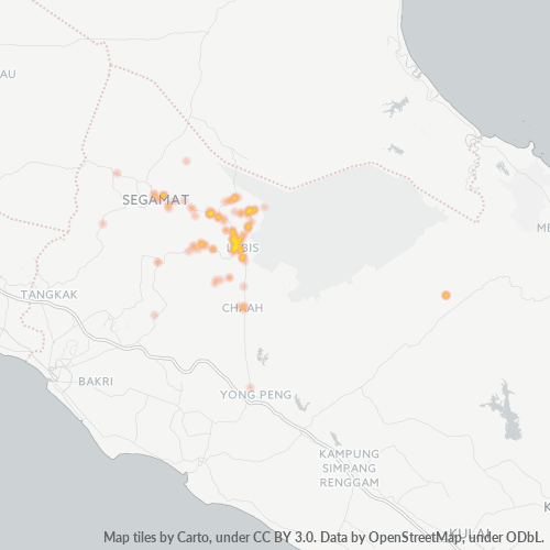 85300 Business Density Heatmap
