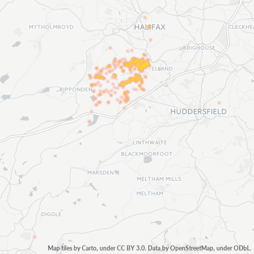 HX4 Business Density Heatmap