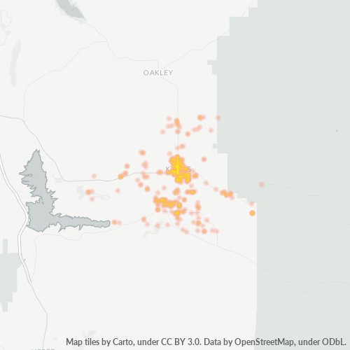 84036 Business Density Heatmap
