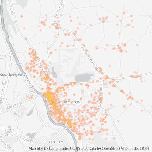 18067 Business Density Heatmap