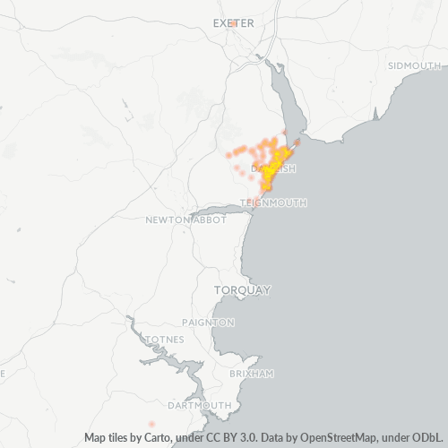 EX7 Business Density Heatmap