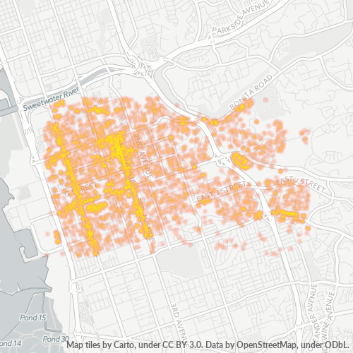 91910 Business Density Heatmap