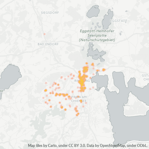 Heatmap für plz 83253