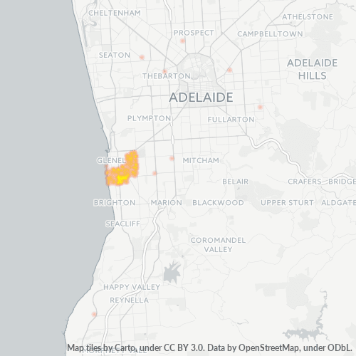 5044 Business Density Heatmap