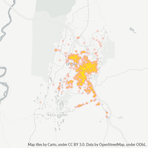 31350 Business Density Heatmap
