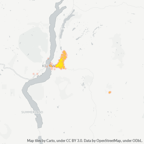 V1X Business Density Heatmap