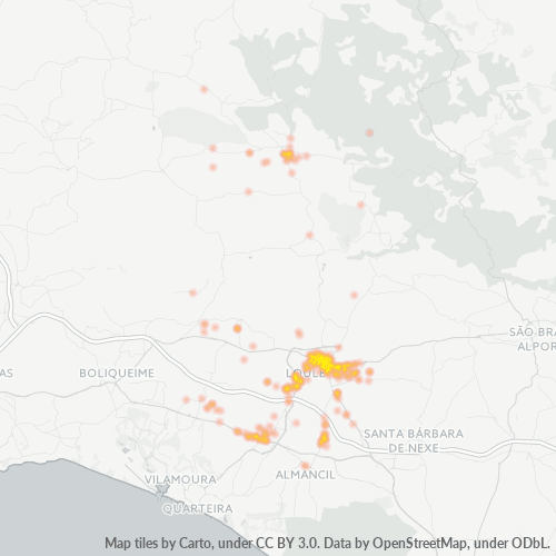 8100 Heatmap de Densidade da Empresa