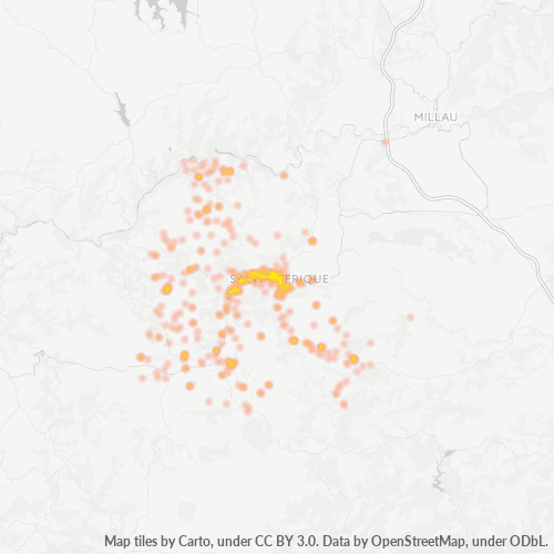 12400 Mapa de densitat de negocis 12400 Mapa de densitat de negocis