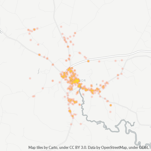 27983 Business Density Heatmap
